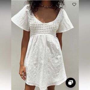 Princess Polly Crochet Bust Mini Dress